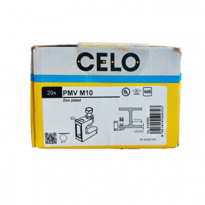 zacisk żeliwny PMV z gwintem M10 /opk=20szt./ 910PMV CELO (910PMV)